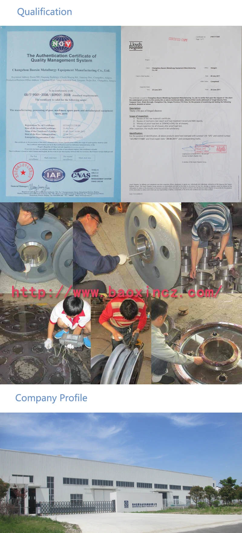 Gearboxes Made in China by Baoxin Large Forging Gear/Gear Ring/Gear Wheel for Mill and Airlines Vehicle