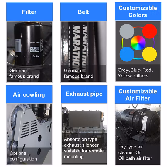 Motor diesel de 4 cilindros refrigerado a ar Deutz 60HP F4l912